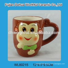 Popular ceramic water glass in monkey shape